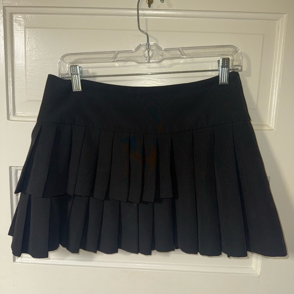 Topshop Dresses & Skirts - Topshop Black Tiered Mini Skirt